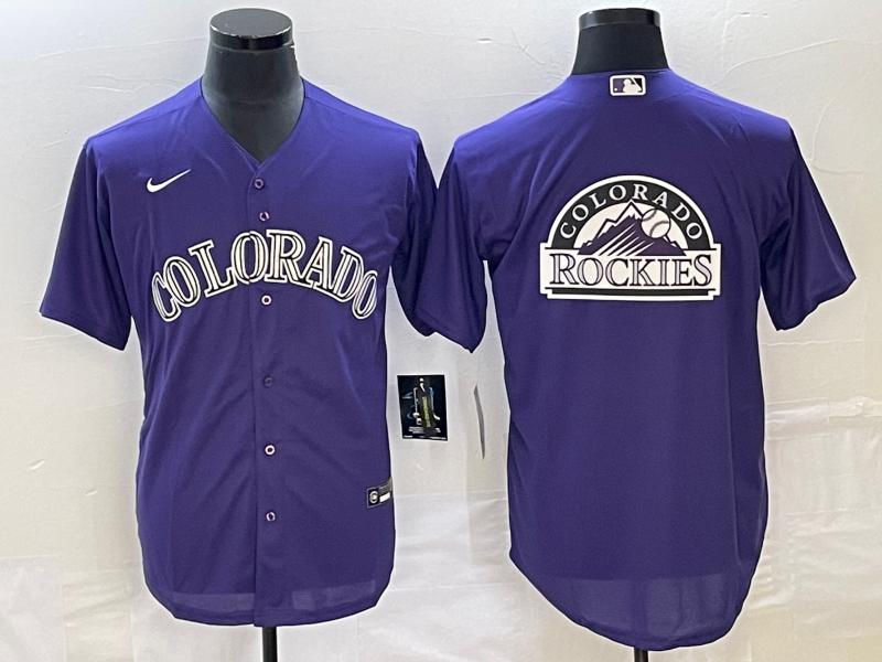 Men's Colorado Rockies Purple Alternate Team Jersey
